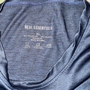 Real Essentials Navy Blue T-Shirt XL